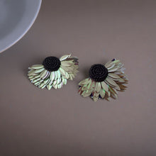 Silver Petal Bloom Earrings