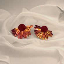 Silver Petal Bloom Earrings